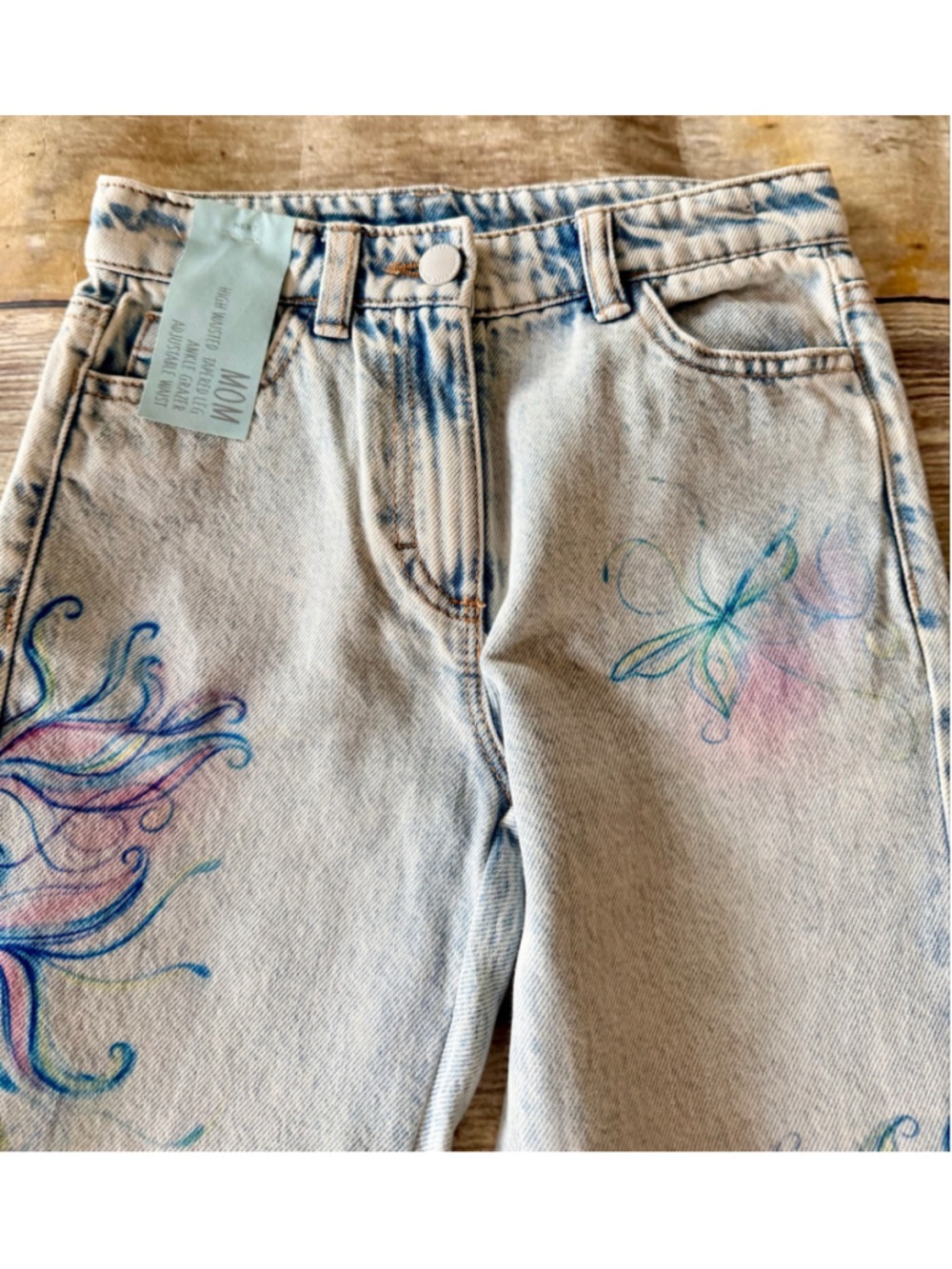 NWT MOM JEANS-SIZE 6 - Picture 4 of 8